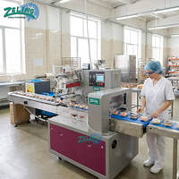 Machine d'emballage automatique Film250 à haute vitesse pour biscuits, pain, croissants, chocolat, bonbons et emballage alimentaire