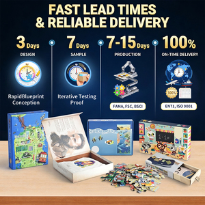 <span class=keywords><strong>Puzzle</strong></span> di Cartone di Lusso Estivo con Elementi Personalizzati, 50-100 <span class=keywords><strong>Pezzi</strong></span>, Gioco Educativo con Logo Personalizzato, Produzione OEM/ODM - Product Image 4