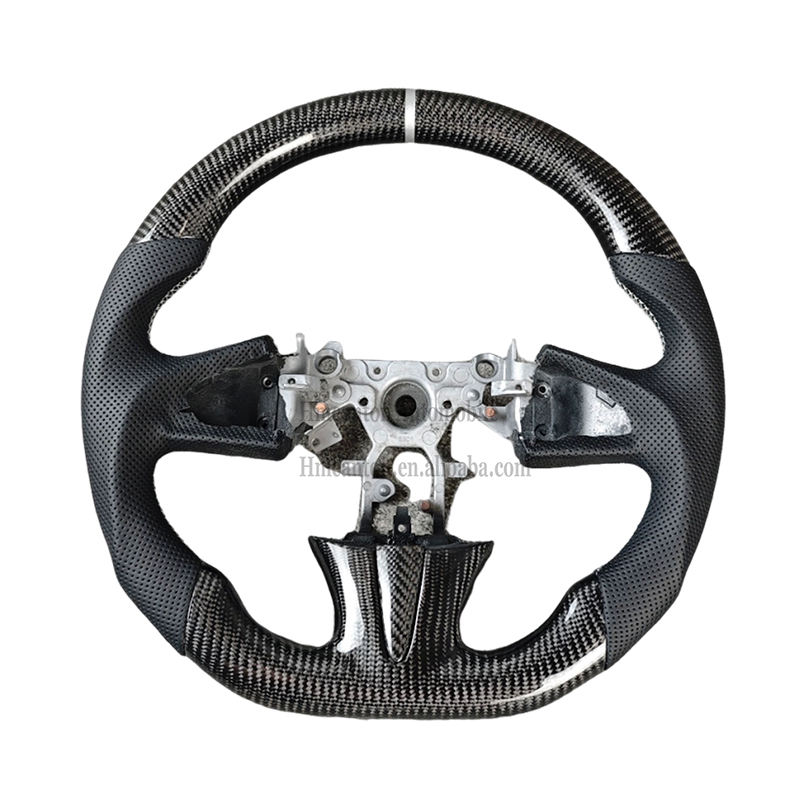 Leather+carbon fiber+white stitching