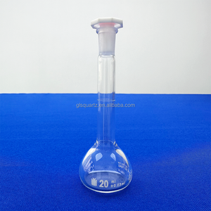 Chất lượng cao trong suốt kiểm tra nước hóa học phòng thí nghiệm OEM Boro 3.3 <span class=keywords><strong>Glass</strong></span> lắc thể tích <span class=keywords><strong>Flask</strong></span> với Stopper - Product Image 5