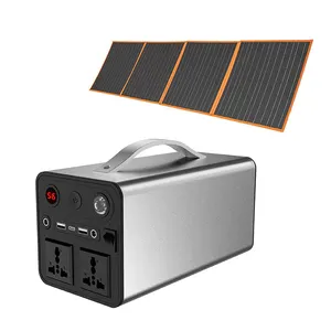 OEM pengisian tenaga surya listrik cepat pengisian solar generator daya Bank stasiun daya 300w