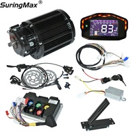 Kit de conversion de vélo électrique QS138 90H V3 Cyc avec moteur central, performance tout-terrain, accélérateur au pied, 4000W 72V