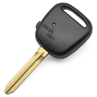 A Button on the Side TOY43 Key Blade Uncut Blank Key Shell Without Logo Replacement Car Key Shell Auto Vehicle Keys Accessories