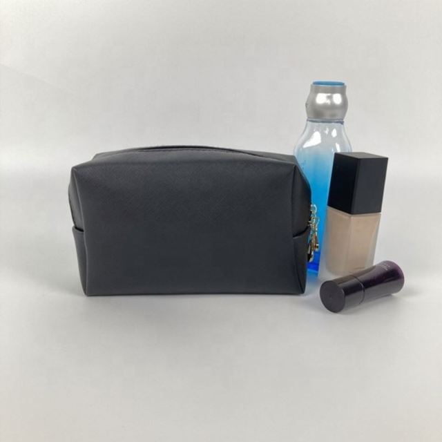 Custom Oem Leather Make up Bag Pu Vegan Leather Travel Cosmetic Pouch Toiletry Bag Women Toiletry Cosmetic Bags