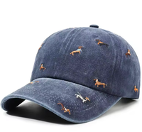 Gorra de Béisbol de Algodón de Alta Calidad con Logotipo Bordado Personalizado, Gorra Unisex Ajustable de Tela de Algodón Lavada, Gorra con Logotipo Personalizado