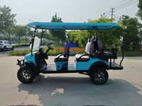 Voiturette de golf électrique EEC COC 7-8 places, modèle RC-05, alimentée par batterie au plomb, avec moteur AC 3/4/5KW, vitesse 40-50km/h, autonomie 90km