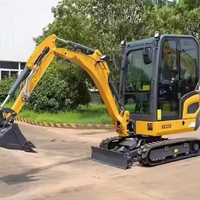 Mini-excavatrice sur chenilles de 2 tonnes de marque supérieure XE20E, norme d'émission Euro 5 avec certification CE
