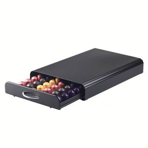 Boîte de rangement pour capsules de café NESPRESSO, en métal, fabriquée directement par l'usine, organiseur de rangement pour capsules de café - Product Image 2