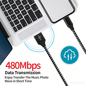 <span class=keywords><strong>Cable</strong></span> de Datos Trenzado de Nailon 3A Tipo-C, Compatible con Teléfonos <span class=keywords><strong>Apple</strong></span> y Android, <span class=keywords><strong>Cable</strong></span> de Carga <span class=keywords><strong>USB</strong></span> de Carga Rápida - Product Image 2