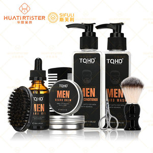 Huati Sifuli RubioAroma vente en gros de nouveaux produits personnalisés huile de <span class=keywords><strong>barbe</strong></span> Kit de <span class=keywords><strong>barbe</strong></span> Kit de culture de <span class=keywords><strong>barbe</strong></span> bio 100% pour hommes - Product Image 3