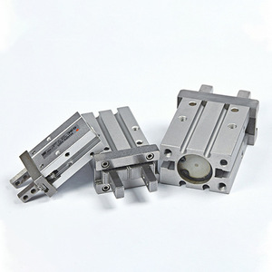 Pneumatic <b>Parallel</b> Gripper Cylinder MHZ2 100D 16D 20D Aluminum Body Industrial Automation - Product Image 1