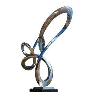 Luxury Stainless Steel Polished Handmade <b>Outdoor</b> Balance Sculpture - Product Image 2