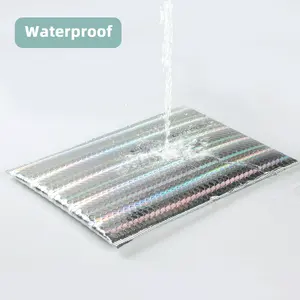 Custom WiiGreen ligero holográfico metálico burbuja Mailer polietileno impermeable a prueba de rasgaduras bolsa de supermercado - Product Image 3