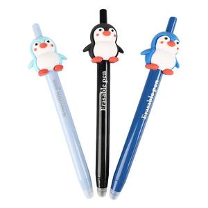 O&Q Nouveau Stylo Gel Effaçable à <span class=keywords><strong>Encre</strong></span> Bleue/Noire 0,5 mm pour Enfants, Motif Animal Mignon, Thème Pingouin <span class=keywords><strong>de</strong></span> <span class=keywords><strong>Dessin</strong></span> Animé en Plastique, pour Bureau et École, Personnalisable - Product Image 5