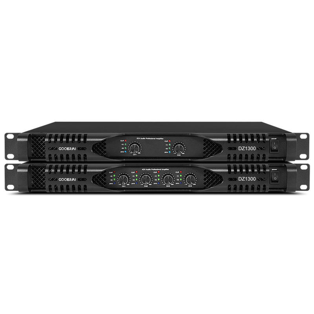 DZ1300 Professional Class D 1300 Watt 1U Digital Amplifier 4 Channels Conference Audio System Power Amplifier