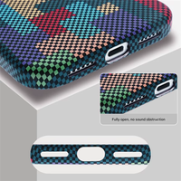 Nouvelles coques de téléphone magnétiques fines en fibre de carbone texturée pour iPhone 17 Pro Max 16 15 14 – Coque arrière antichoc en PC rigide