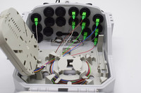 Boîtier de terminaison étanche IP65 pré-terminé pour fibre optique FTTH, 16 cœurs, Cajas NAP