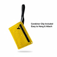 Pochette étanche TOPAZ de qualité plongée IPX8 pour téléphone et passeport, en tissu robuste de qualité militaire, 23x15cm, sans fermeture