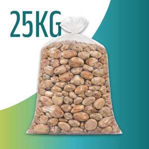 Galets de marbre rouge Verona, pierres de jardin arrondies, 25 kg, pour la décoration de la maison, du jardin, des pots de fleurs et des aquariums - Product Image 5