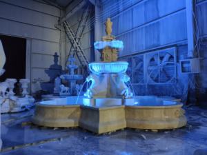 Fontaines en marbre naturel sculptées <span class=keywords><strong>à</strong></span> <span class=keywords><strong>la</strong></span> main pour <span class=keywords><strong>la</strong></span> décoration de jardin et de cour - Product Image 4