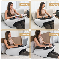 Mousse à mémoire travail jeu multifonctionnel Table ordinateur portable bureau oreiller coussin voyage bureau ordinateur portable bureau lecture oreiller pour ordinateur portable
