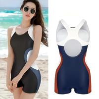 Maillot de bain femme grande taille, nouveau style transfrontalier Europe-Amérique, de compétition, flatteur pour la silhouette, modeste et anti-exposition