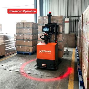 Robot Autónomo de 1 Tonelada, 1.1m para Pasillos Estrechos, Sistema Inteligente SLAM, Cargador de Acoplamiento Automático, Vehículo Guiado Automatizado MINI2.0, Capacidad de Carga de 1000 kg - Product Image 4