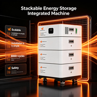 Système de stockage d'énergie hors réseau empilable 60 kWh, onduleur 5 kW/10 kW