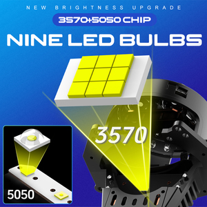 Lente de Proyector <span class=keywords><strong>Bi</strong></span>-LED de Doble Láser con Logotipo Personalizado, Embalaje Personalizado, Súper Brillante, G09, Ventilador Dual de Alta Velocidad, 6000K, 3570 Chips, 148W - Product Image 4