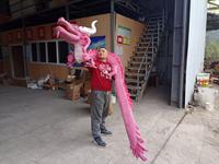Nouveau design Faire plaisir Grande marionnette dragon sur l'épaule Performance Dragon Puppet