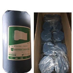 Rotolo di garza assorbente idrofila <span class=keywords><strong>sterile</strong></span> chirurgica in cotone medico, formato jumbo, 90 cm x 91 m (100 iarde), produttore di rotoli di garza - Product Image 2