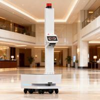 Sensor Lidar Reeman Baru Jangkauan 60 Meter Sasis Robot AMR AGV Mobile 55KG Platform SDK Terbuka Kapasitas Muatan 100kG