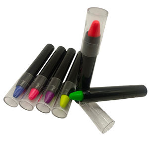 ปากกามาร์กเกอร์สำหรับเด็กสร้างสรรค์6สีแบบ DIY ไม่เป็นพิษเรืองแสงในเม็ดสีเข้มธงสีติดใบหน้า - Product Image 6