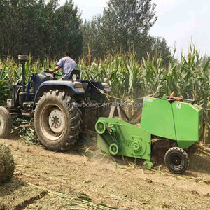 Mini-presse à balles de foin, petite presse à balles carrées, presse à foin et paille avec fonction de ramassage et de broyage, machine de collecte de tiges de paille montée sur tracteur - Product Image 2