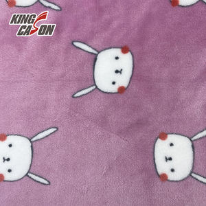 किंगकेसन पशु मुद्रित एंटी-स्टैटिक प्रिंटिंग गर्म 100% पॉलिएस्टर माइक्रोफाइबर फ्लैनेल तकिया और क्यूही के लिए कपड़े - Product Image 3