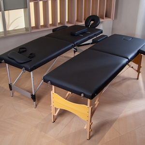 Camilla de Masaje <span class=keywords><strong>Plegable</strong></span> de Acero Inoxidable de Diseño Tradicional, Fácil de Transportar, Mueble Comercial Duradero para Salón de Belleza, Hotel, Extensión de Pestañas - Product Image 3