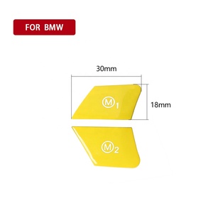 Bouton de Sport pour <span class=keywords><strong>BMW</strong></span>, accessoire pour voiture, pour <span class=keywords><strong>BMW</strong></span> série 3, M3, E90, E91, E92, E93, jaune, M1M2, - Product Image 3