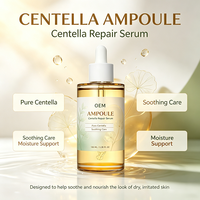 Ampoule à la Centella Pure Centella Soin apaisant du visage pour peaux sèches et irritées 100ml