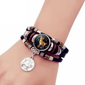 Pulseras Luminosas <span class=keywords><strong>de</strong></span> PU con 12 Constelaciones Hechas a Mano al por Mayor, Multicapa con Cuentas y Regalo Unisex - Joyería <span class=keywords><strong>de</strong></span> Moda - Product Image 3