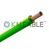 H05V-K H07V-K de un solo núcleo Flexible de PVC cable eléctrico de fábrica 0.75mm2 CE Europa VDE multi strand aislamiento cable de tierra