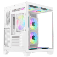 LY best OEM gaming Computer Case Personnaliser Prix Usine 3 Côtés Verre Trempé Fish Tank Gamer PC Case MATX PC Cabinet