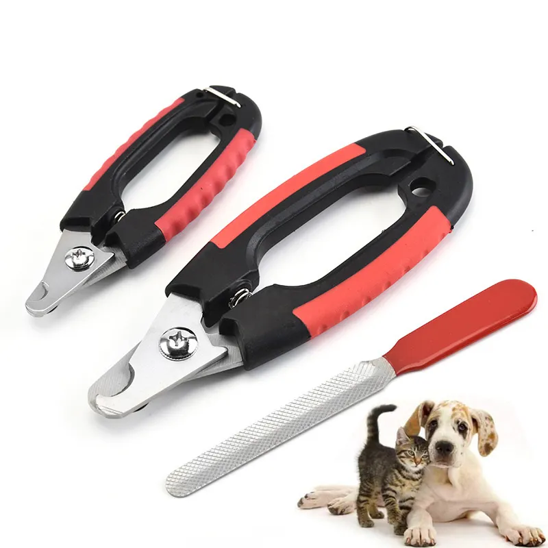 Pet Cat Dog Nail Clipper Cutter với liềm thép không gỉ chải chuốt Kéo cắt cho vật nuôi móng vuốt Nguồn cung cấp