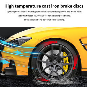 Kit de frein de 380mm d'étrier de disque de pièces d'auto avant améliorées personnalisées haute Performance pour Toyota Supra TT <span class=keywords><strong>1997</strong></span> - Product Image 3