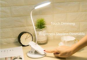 Akıllı dokunmatik katlanabilir LED masa lambası Anti maviray masaüstü lamba 3 renk sıcaklık karartma Modern esnek okuma lambası DC için - Product Image 5