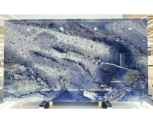 Naturale del Brasile blu pietra Azul Bahia blu granito piano di lavoro per cucina <span class=keywords><strong>disegno</strong></span> <span class=keywords><strong>controsoffitto</strong></span> piastrelle in pietra brasiliana lucidata - Product Image 2