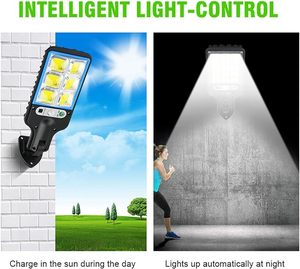 Solar Outdoor <b>Lights</b> with Remote Control, <b>Motion</b> <b>Sensor</b> Solar Powered <b>Lights</b> Ip65 3 Modes Wall Security <b>Lights</b> - Product Image 4