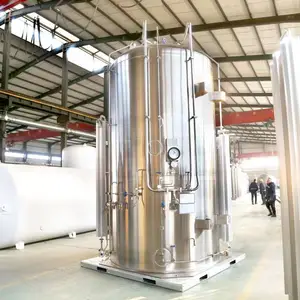 China Factory Customized 5000L Vertical Cryogenic Liquid Nitrogen Microbulk Tank