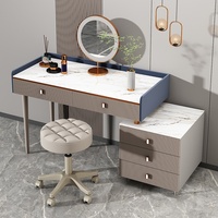 Tabouret de salon moderne et minimaliste en cuir, pivotant, réglable en hauteur, avec roulettes, pour maquillage, coiffure, bar, salon de beauté
