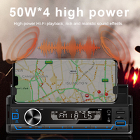 SEMAITU 1DIN Auto MP3-Player Einbau-Stereoanlage mit FM-Transmitter für USB/SD/AUX-IN 12V 1 Jahr Garantie