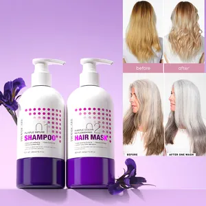 Private Label Paarse Haarshampoo Voor Blonde Haarbehandeling